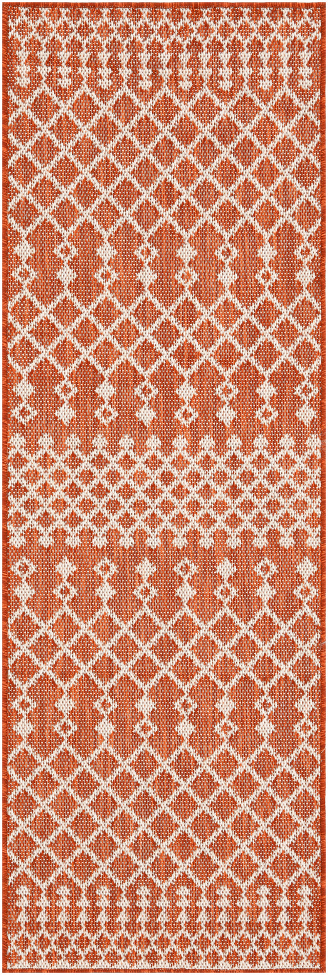 Nourison Positano Pos02 Terracotta Rug