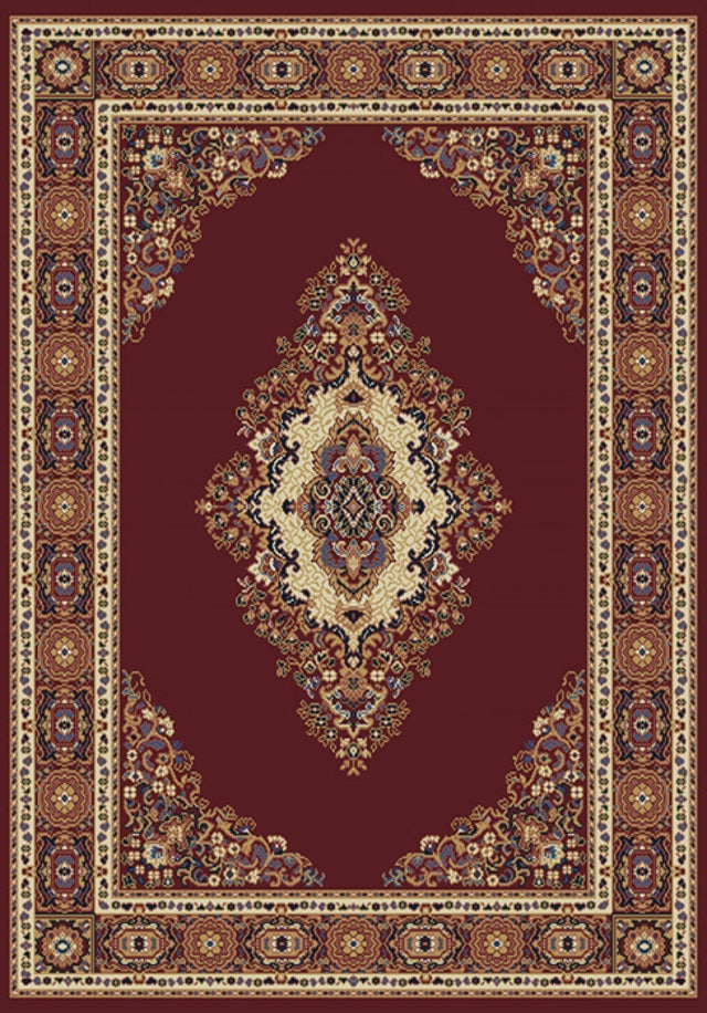 United Weavers Manhattan Cathedral Burgundy (940-35334) Rugs.