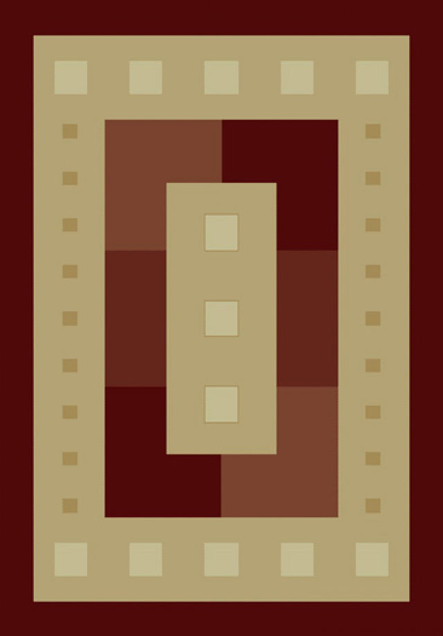 United Weavers Manhattan Times Square Burgundy (940-36834) Rugs.