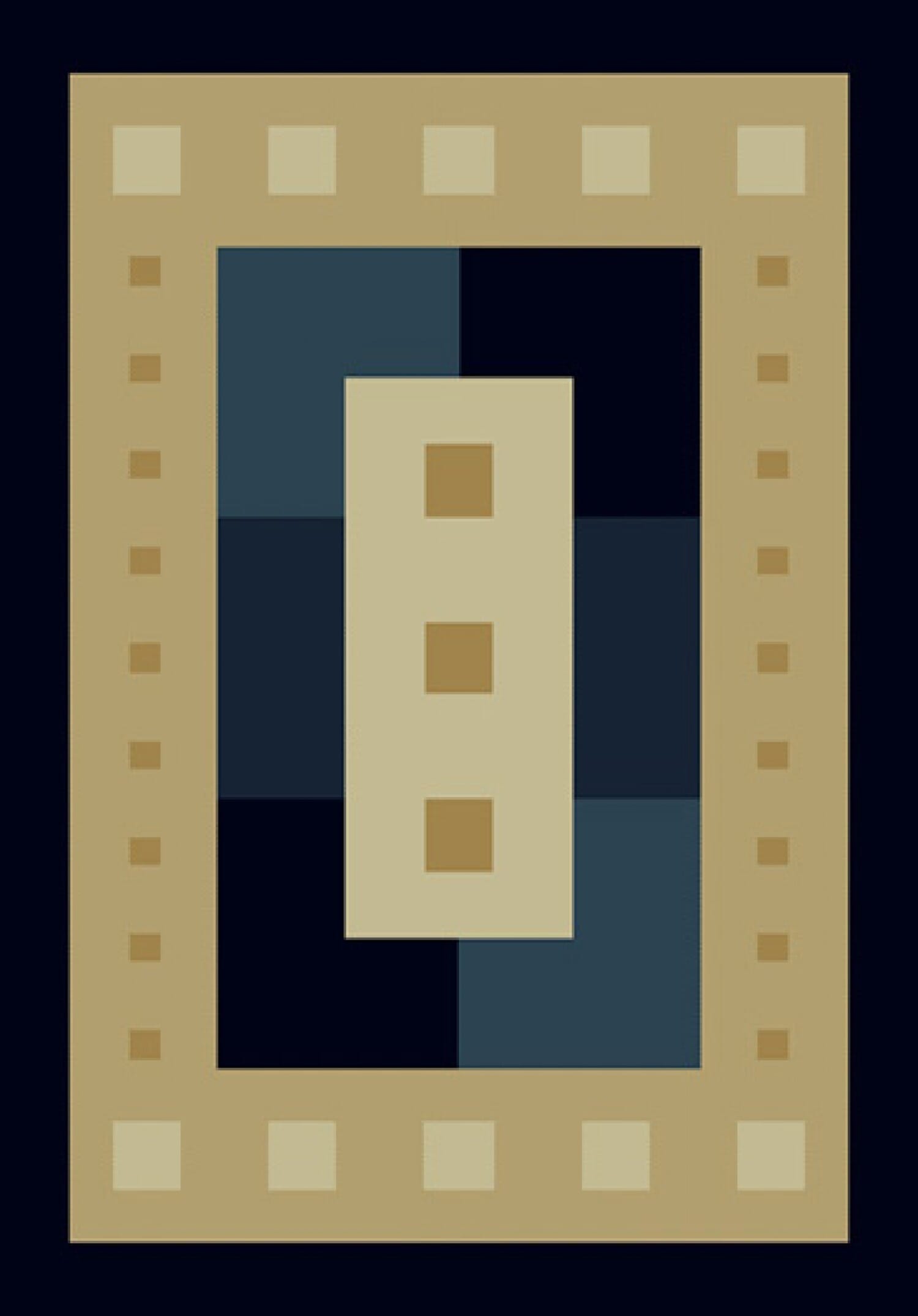 United Weavers Manhattan Times Square Navy (940-36864) Rugs.