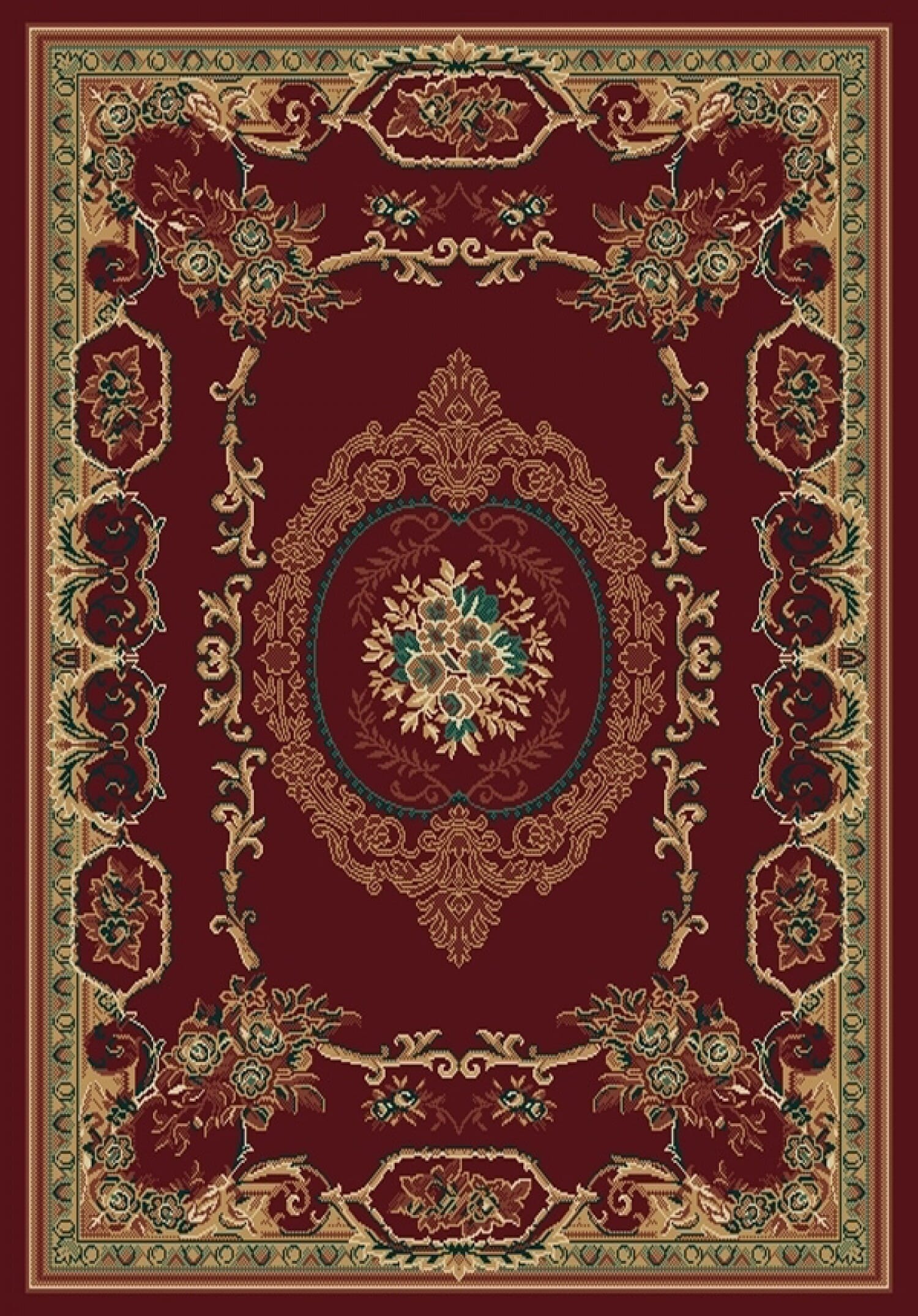 United Weavers Manhattan Lexington Burgundy (940-38134) Rugs.
