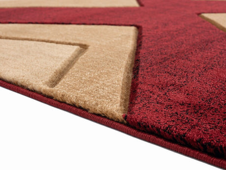United Weavers Bristol Zine Burgundy (2050-10034) Rugs.