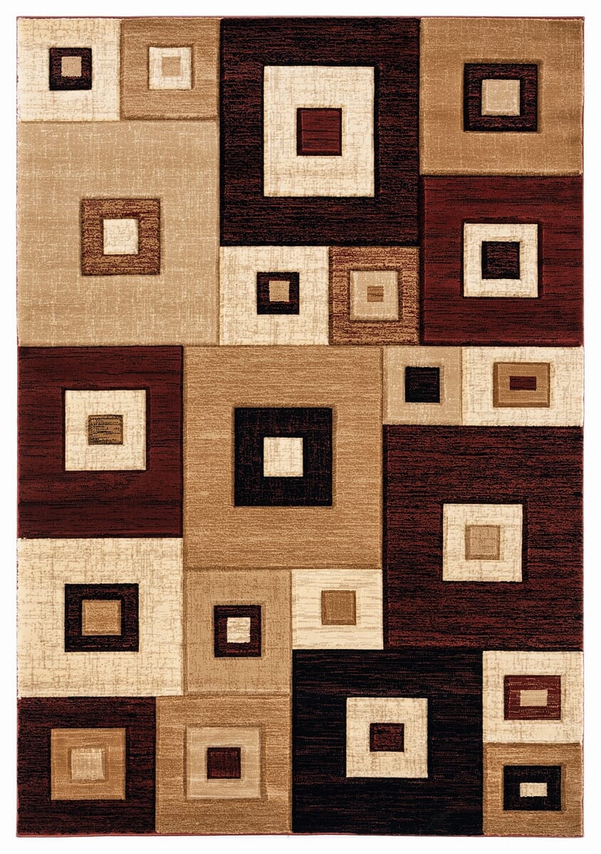 United Weavers Bristol Cicero Burgundy (2050-10234) Rugs.