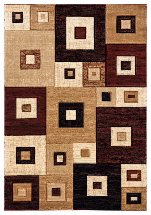 United Weavers Bristol Cicero Burgundy (2050-10234) Rugs.