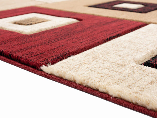 United Weavers Bristol Cicero Burgundy (2050-10234) Rugs.