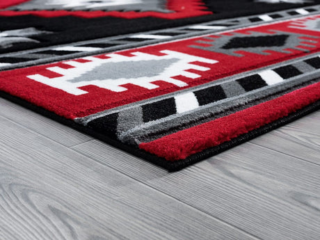 United Weavers Bristol Caliente Red (2050-10430) Rugs.