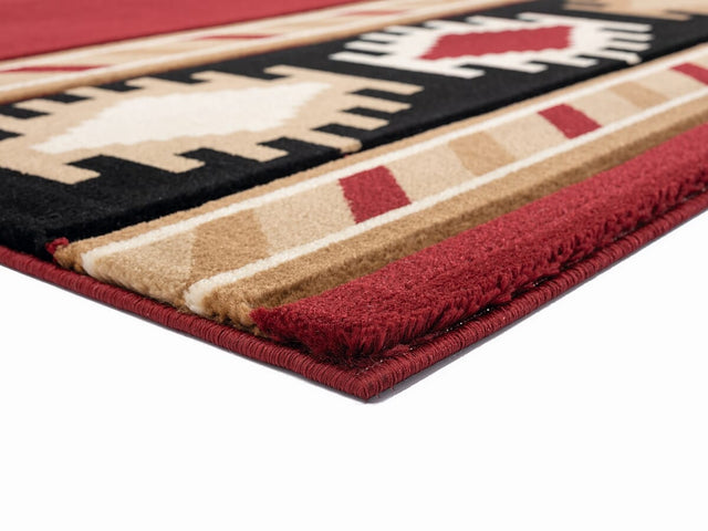 United Weavers Bristol Caliente Burgundy (2050-10434) Rugs.