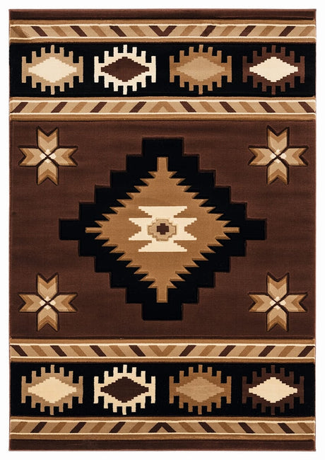 United Weavers Bristol Caliente Brown (2050-10450) Rugs.
