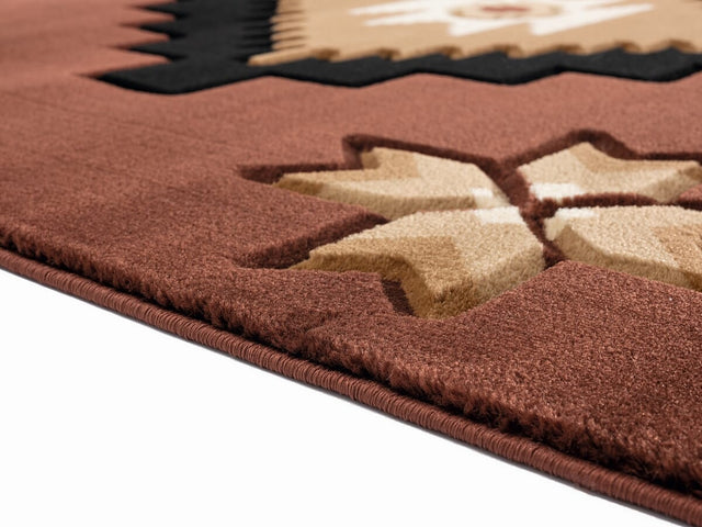 United Weavers Bristol Caliente Brown (2050-10450) Rugs.