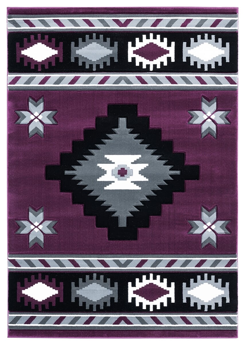 United Weavers Bristol Caliente Plum (2050-10482) Rugs.