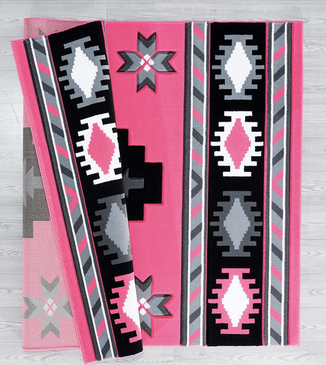 United Weavers Bristol Caliente Pink (2050-10486) Rugs.