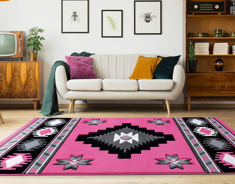 United Weavers Bristol Caliente Pink (2050-10486) Rugs.