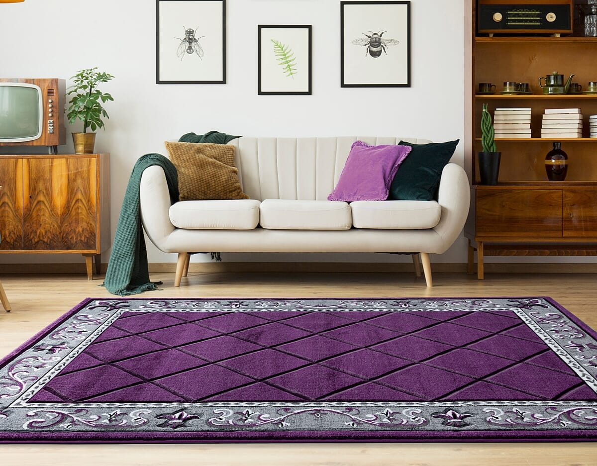 United Weavers Bristol Altamont Plum (2050-10982) Rugs.