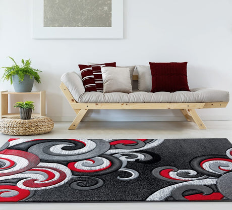 United Weavers Bristol Rhiannon Red (2050-11330) Rugs.