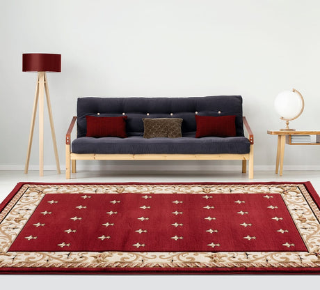 United Weavers Bristol Wington Burgundy (2050-11634) Rugs.