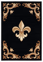 United Weavers Bristol Barnsley Black (2050-11770) Rugs.
