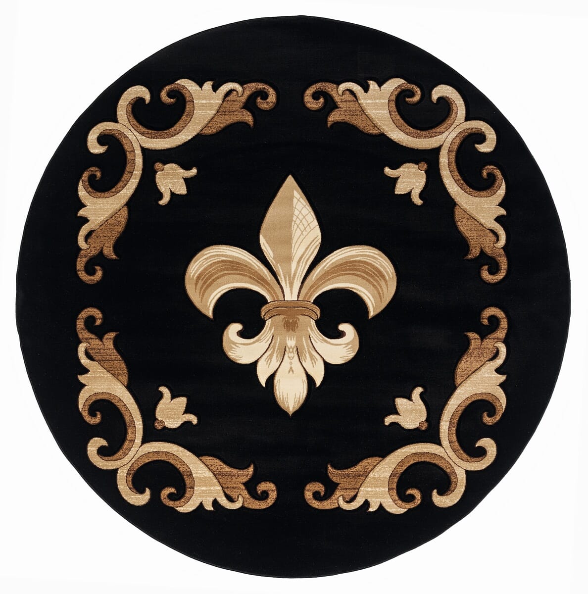 United Weavers Bristol Barnsley Black (2050-11770) Rugs.