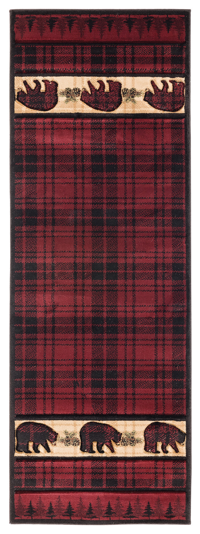 United Weavers Cottage Bear Stone Burgundy (2055-40834) Rugs.