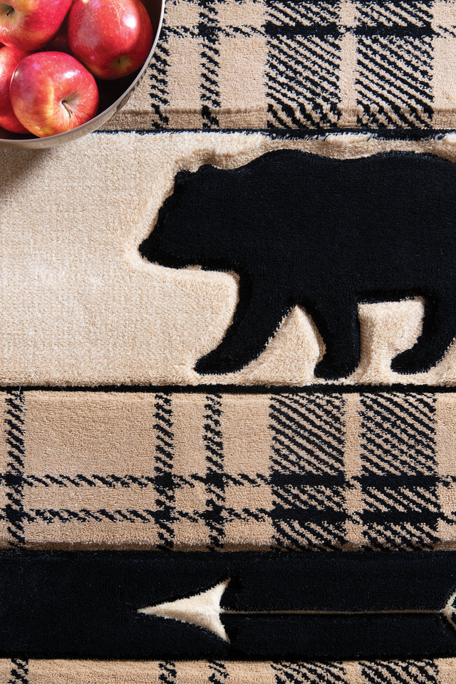United Weavers Cottage Tartan Bear Beige (2055-41426) Rugs.