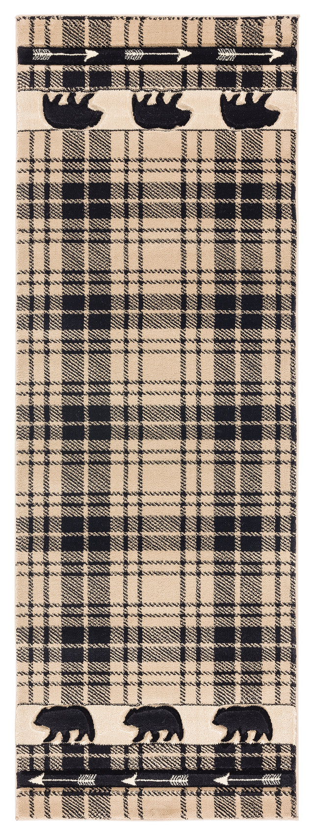 United Weavers Cottage Tartan Bear Beige (2055-41426) Rugs.