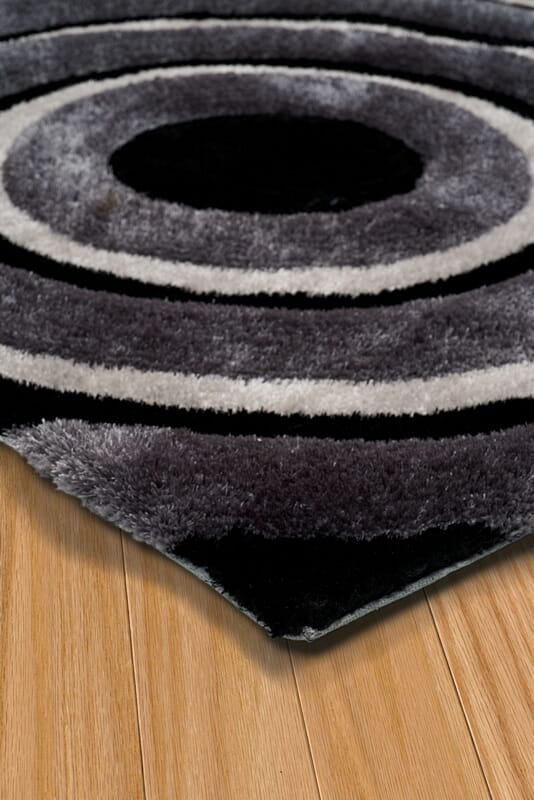 United Weavers Finesse Records Black (2100-20570) Rugs.