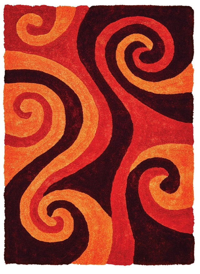 United Weavers Finesse Chimes Burnt Orange (2100-21550) Rugs.