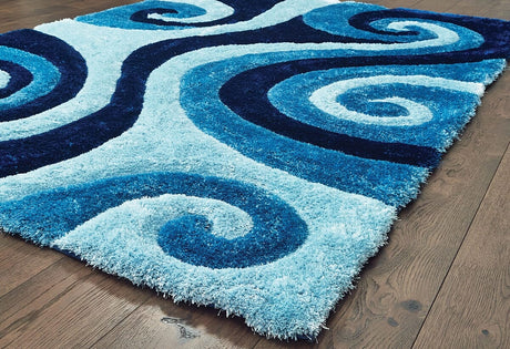 United Weavers Finesse Chimes Blue (2100-21560) Rugs.