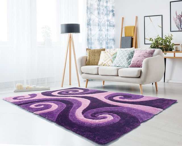 United Weavers Finesse Chimes Violet (2100-21583) Rugs.
