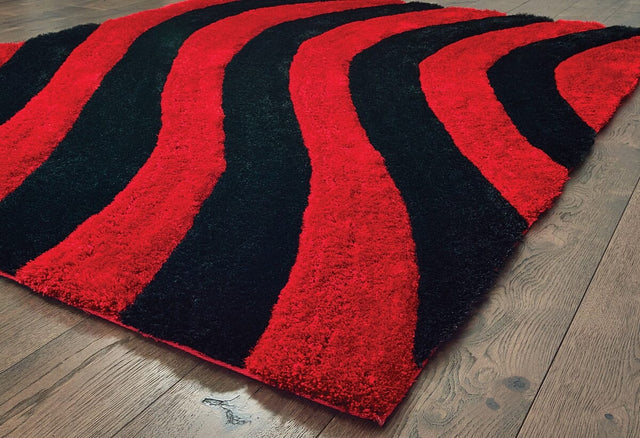 United Weavers Finesse Streamer Red (2100-21630) Rugs.