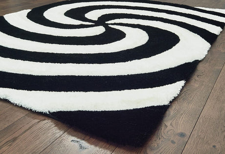 United Weavers Finesse Pinnacle Black (2100-21770) Rugs.