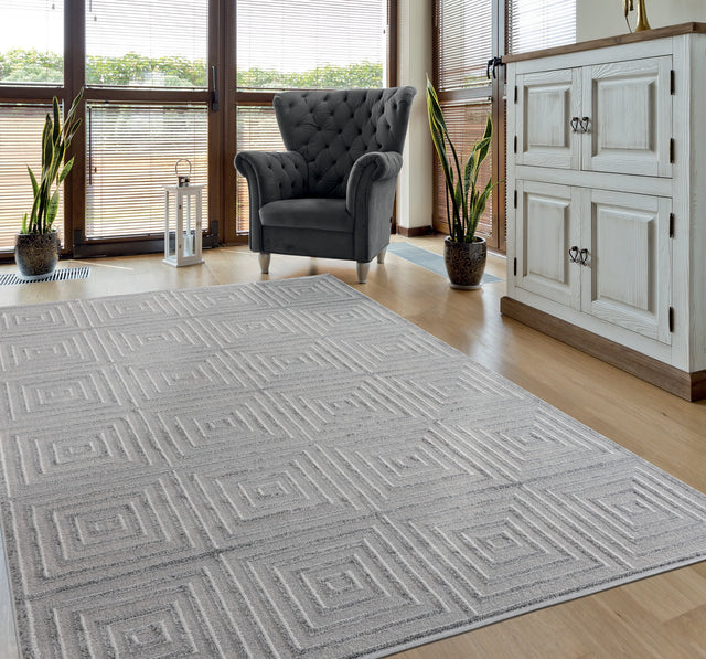 United Weavers Cascades Tehama Silver (2601-10871) Rugs.