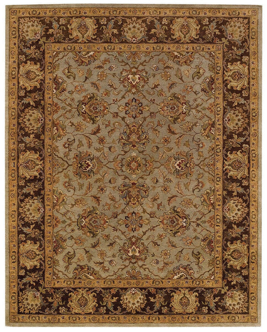 Capel Monticello-Meshed 3133 Honeydew/Chocolate Area Rug