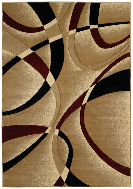United Weavers Contours La Chic Burgundy (510-21334) Rugs.