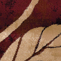 United Weavers Contours Floral Canvas Burgundy (510-28834) Floral / Country Area Rug
