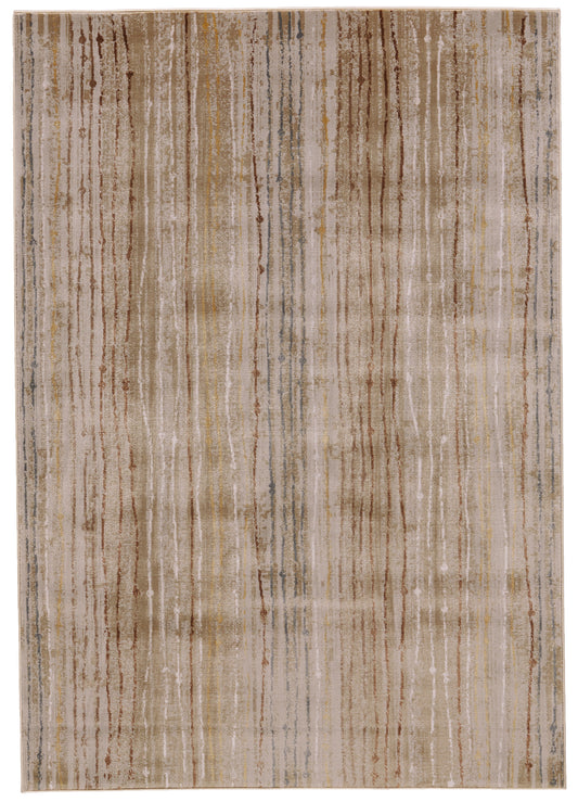 Feizy Cannes 3687F Gray/Brown Area Rug