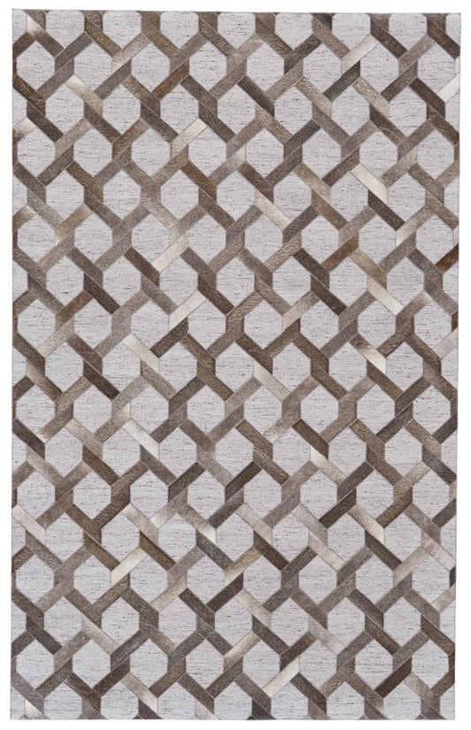 Feizy Fannin 0752F Gray/Taupe Area Rug