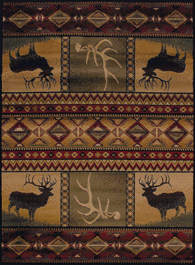 United Weavers Affinity Hunters Dream Lodge (750-03843) Rugs.