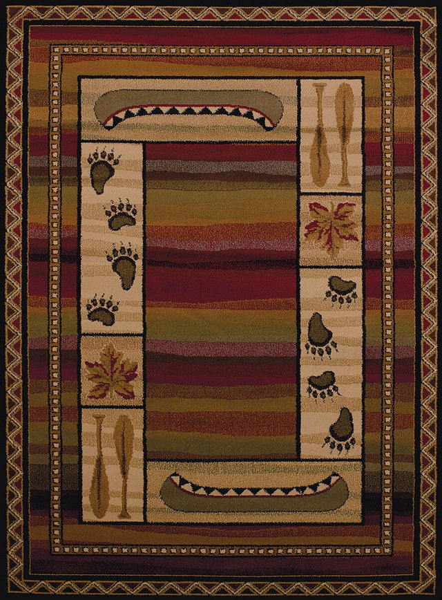 United Weavers Affinity Canoe Sunset Lodge (750-04043) Rugs.