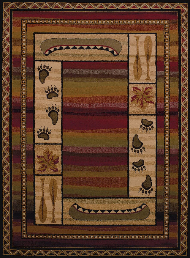 United Weavers Affinity Canoe Sunset Lodge (750-04043) Rugs.