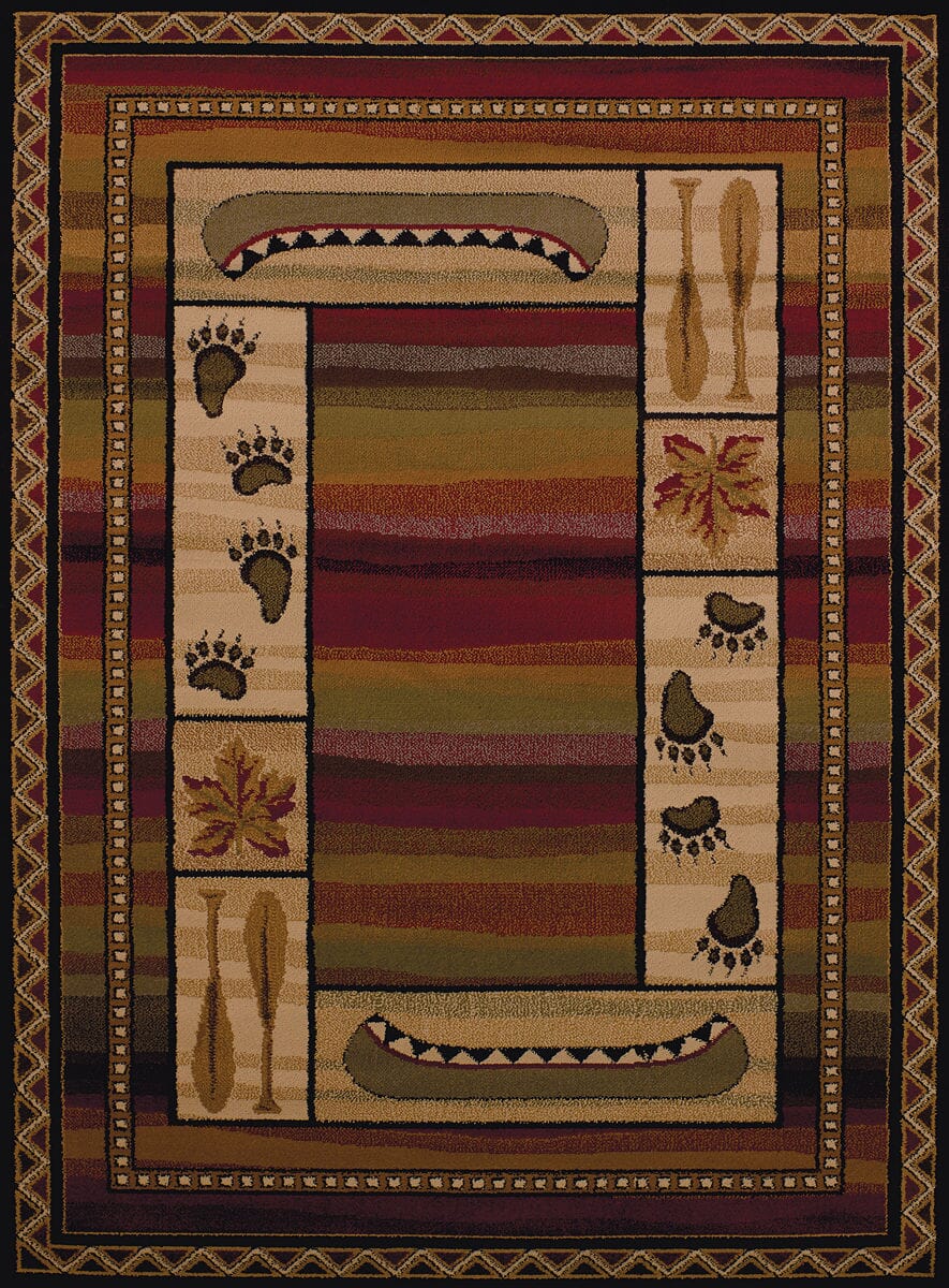 United Weavers Affinity Canoe Sunset Lodge (750-04043) Rugs.