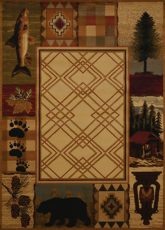 United Weavers Affinity Mountain Lake Natural (750-05117) Rugs.