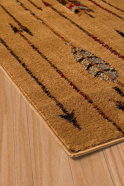 United Weavers Affinity Quilted Arrow Natural (750-06317) Lodge Area Rug
