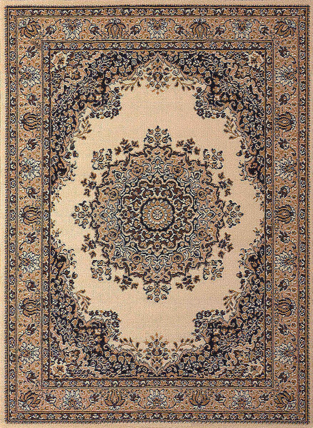 United Weavers Dallas Floral Kirman Ivory (851-10115) Rugs.