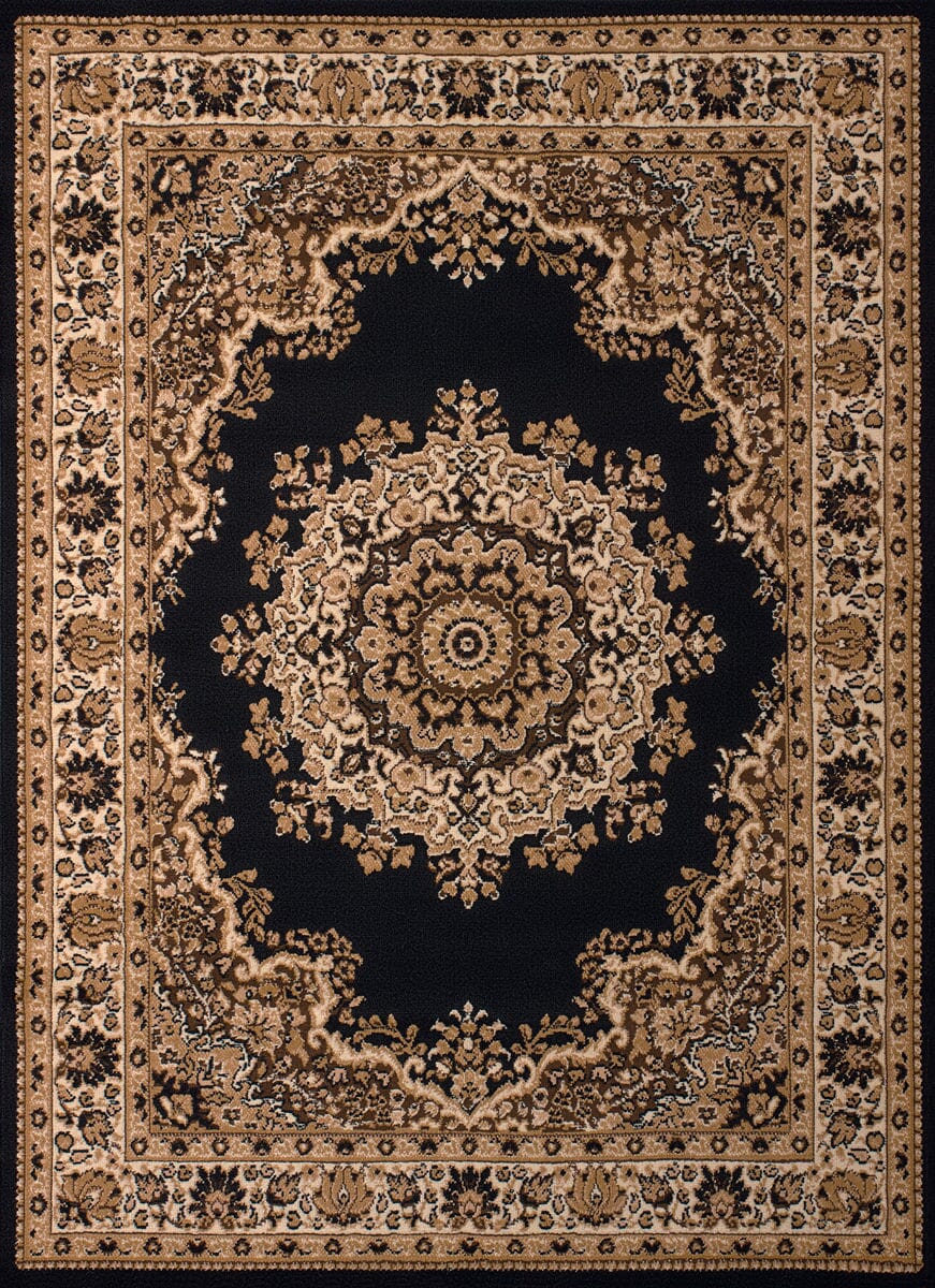 United Weavers Dallas Floral Kirman Black (851-10170) Rugs.