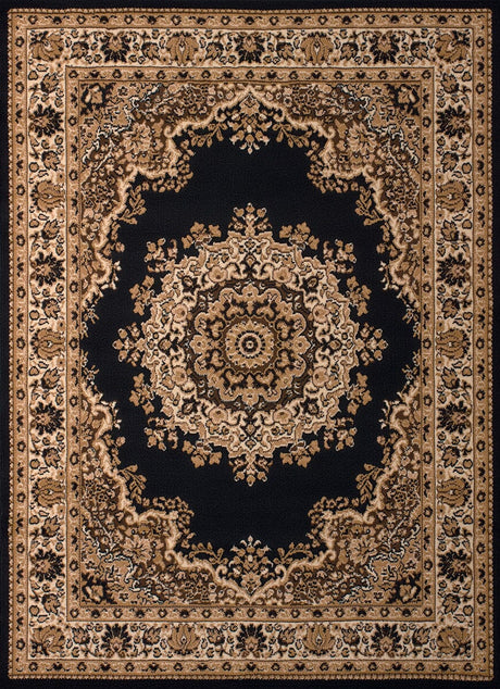 United Weavers Dallas Floral Kirman Black (851-10170) Rugs.