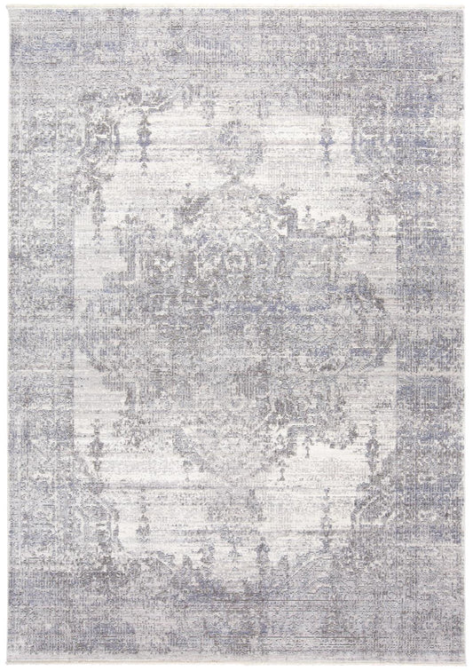 Feizy Cecily 3586F Gray/Blue Area Rug