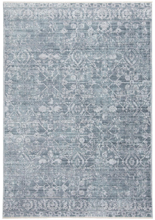 Feizy Cecily 3595F Teal/Gray Area Rug