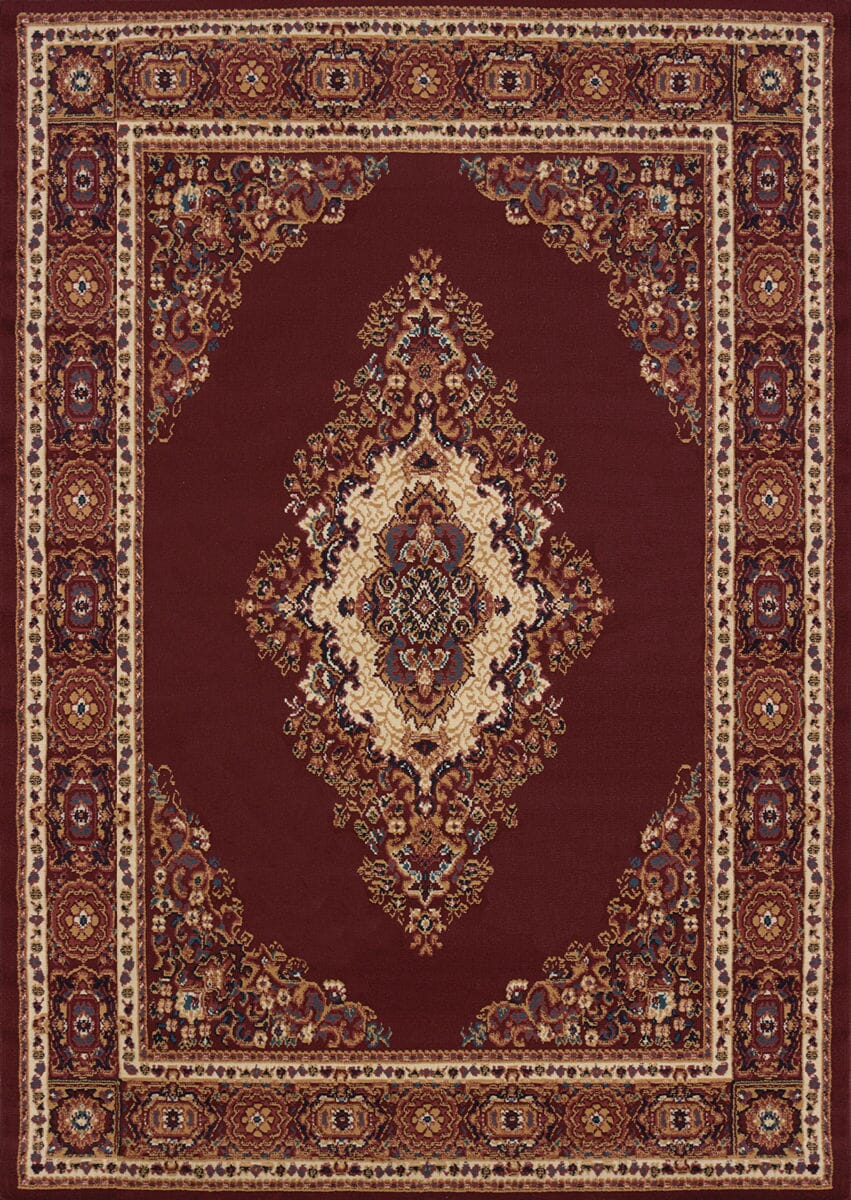 United Weavers Manhattan Cathedral Burgundy (940-35334) Rugs.