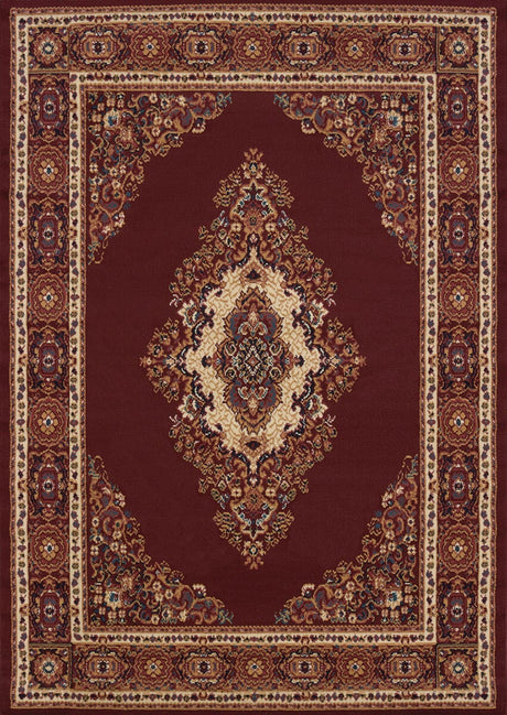 United Weavers Manhattan Cathedral Burgundy (940-35334) Rugs.