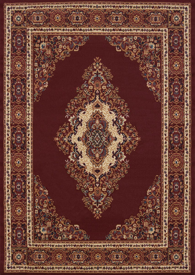United Weavers Manhattan Cathedral Burgundy (940-35334) Rugs.